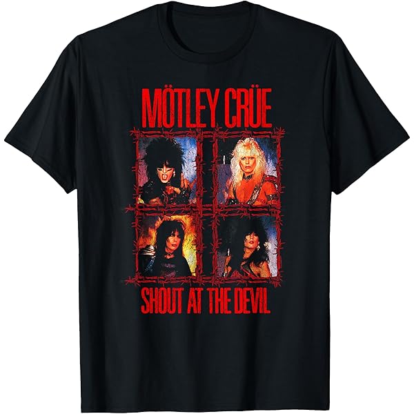 Amazon.com: Mötley Crüe - World Tour 85-86 T-Shirt